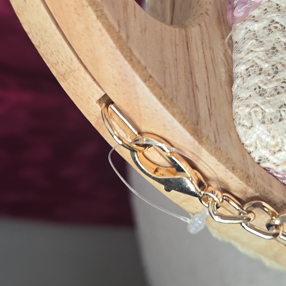 NWT Small Wood Clutch - Picture 3 of 7